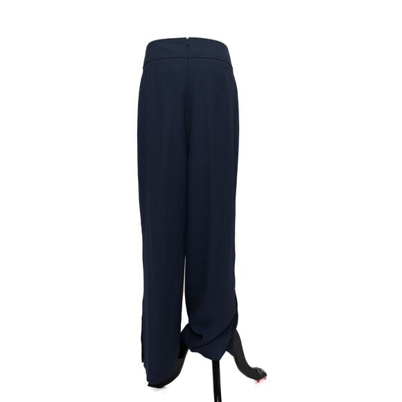 Hugo Boss Blue Telareama Tuxedo Button Accent Trousers Pants Size 14 - Picture 3 of 13